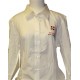 Ladies Bamboo Long Sleeve Shirt-Ivory Ladies Bamboo Long Sleeve Shirt-Ivory
